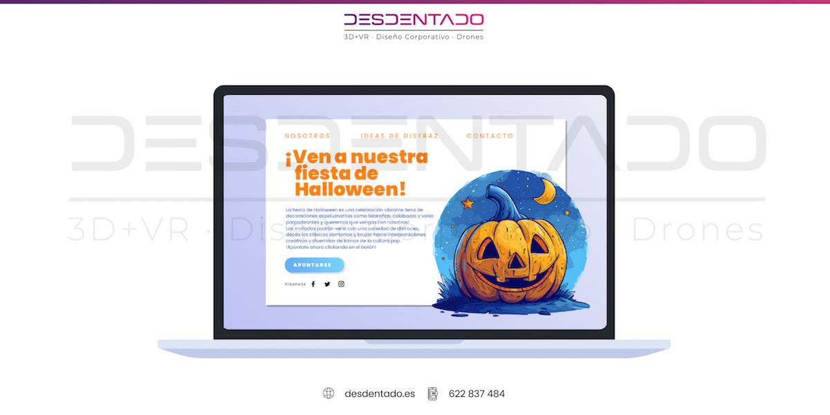Diseño de Microsites Diseño de Webs